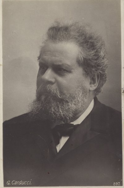 Giosue Carducci (1835-1907), italienischer Nobelpreisträger von Italian Photographer